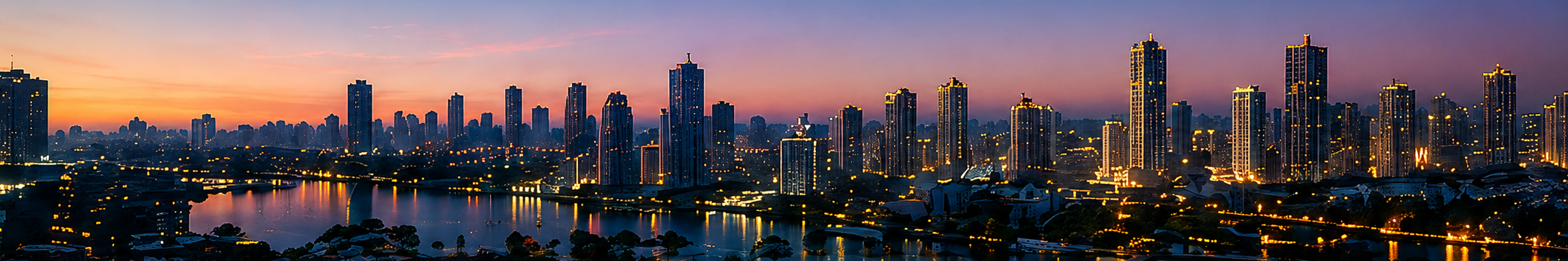 Gurugram skyline view from the back side