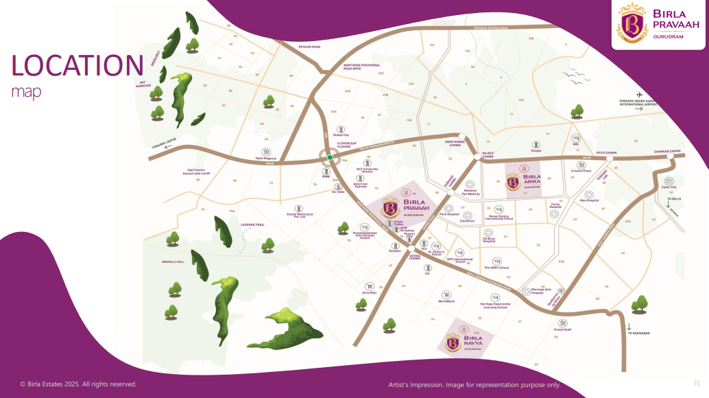 Birla Pravaah Location