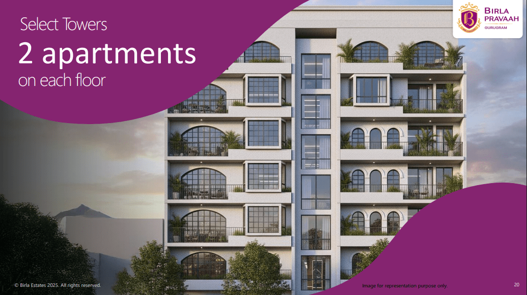 Birla Pravaah two apartments