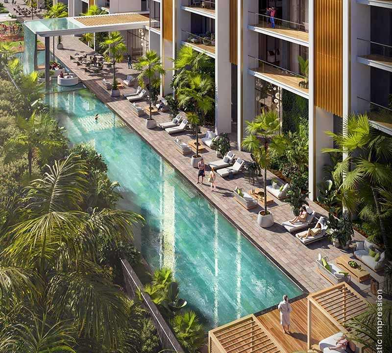 M3M Altitude Swimming pool